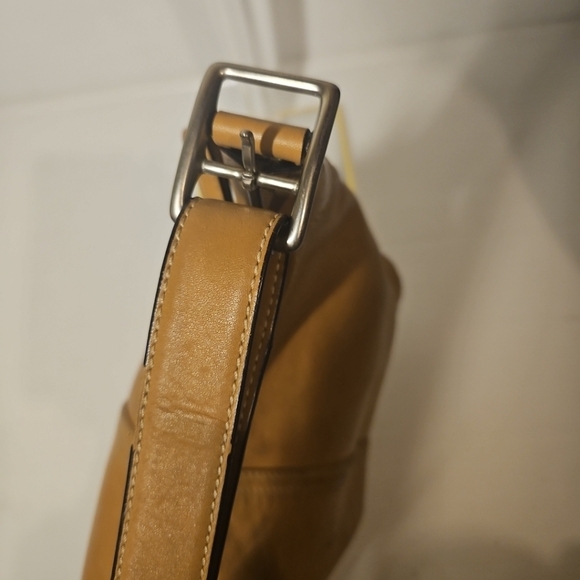 COACH Vintage Legacy British Tan Leather Convertible Shoulder Bag-9566 - Picture 10 of 14